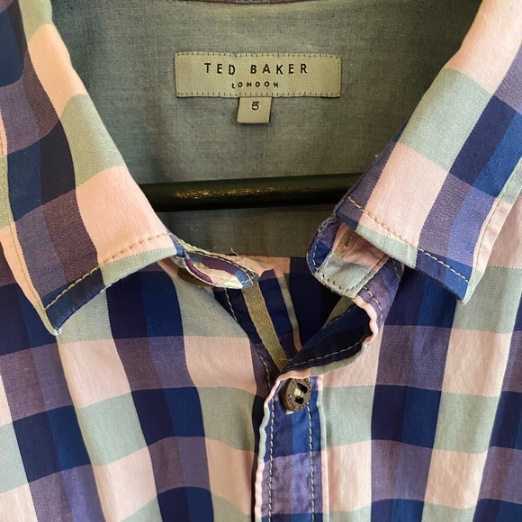 Ted Baker London Shirt Sleeved Shirt Size 5 (XL) - Picture 4 of 9